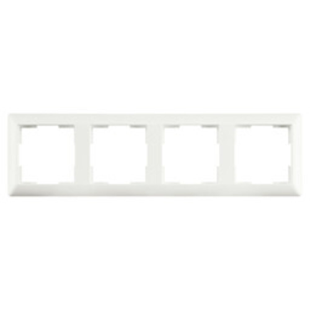 ION Industries Afdekraam - J1 -  4-voudig - verticaal/horizontaal - 295 x 80 x 11 mm - Mat Alpin Wit