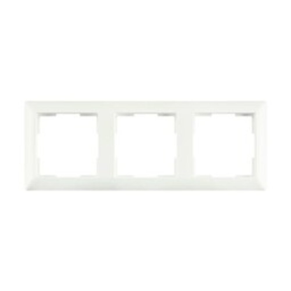 ION Industries Afdekraam - J1 -  3-voudig - verticaal/horizontaal - 224 x 80 x 11 mm - Mat Alpin Wit