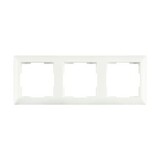 ION Industries Afdekraam - J1 -  3-voudig - verticaal/horizontaal - 224 x 80 x 11 mm - Mat Alpin Wit ION Industries Afdekraam - J1 -  3-voudig - verticaal/horizontaal - 224 x 80 x 11 mm - Mat Alpin Wit