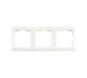 ION Industries Afdekraam - J1 -  3-voudig - verticaal/horizontaal - 224 x 80 x 11 mm - Mat Alpin Wit ION Industries Afdekraam - J1 -  3-voudig - verticaal/horizontaal - 224 x 80 x 11 mm - Mat Alpin Wit