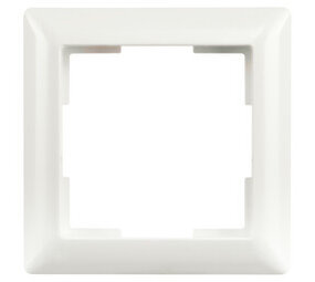 ION Industries Afdekraam - J1- 1-voudig - verticaal/horizontaal - 80 x 80 x 11 mm - Mat Alpin Wit ION Industries Afdekraam - J1- 1-voudig - verticaal/horizontaal - 80 x 80 x 11 mm - Mat Alpin Wit