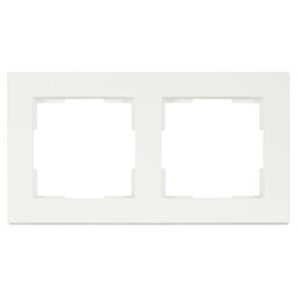 ION Industries V1 afdekraam 2-voudig - verticaal/horizontaal - 156 x 85 x 11 mm - Mat Alpin Wit ION Industries V1 afdekraam 2-voudig - verticaal/horizontaal - 156 x 85 x 11 mm - Mat Alpin Wit