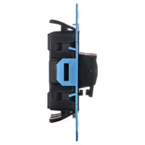 ION Industries Schakelaar inbouw - wissel/wissel - element - IP20 - 71 x 71 mm Mat Zwart ION Industries Schakelaar inbouw - wissel/wissel - element - IP20 - 71 x 71 mm Mat Zwart