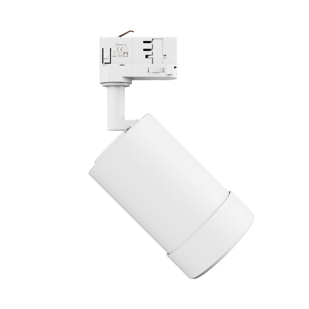 Spectrum LED Railspot PAVA BASIC - 20W - CCT 3000K/4000K/6000K - 111 lm/W - 20-45° Bundel - IP20 - RA80 | 84x136x185mm - Wit - 3-fase Spectrum LED Railspot PAVA BASIC - 20W - CCT 3000K/4000K/6000K - 111 lm/W - 20-45° Bundel - IP20 - RA80 | 84x136x185mm - Wit - 3-fase