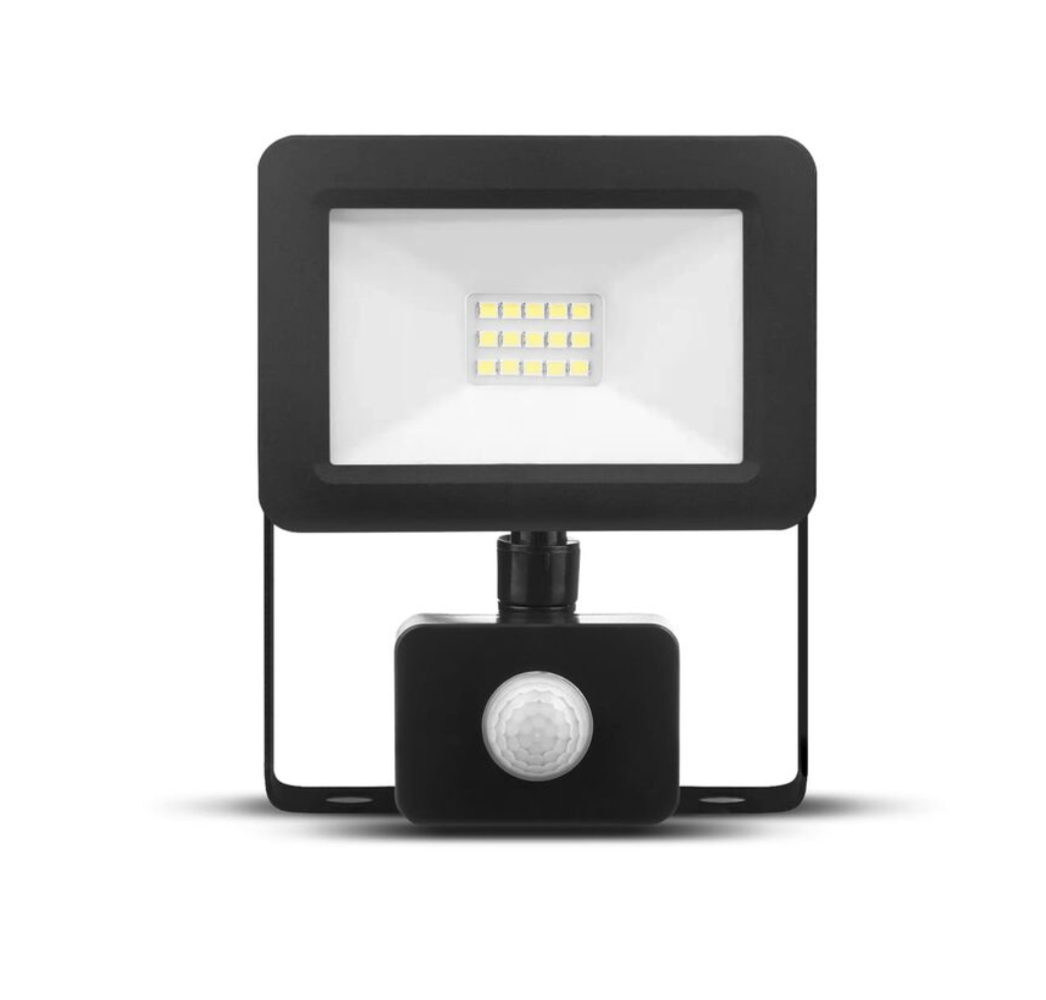 Modee LED ECO schijnwerper met bewegingssensor - 10W vervangt 90W - Lichtkleur optioneel - 2 jaar garantie Modee LED ECO schijnwerper met bewegingssensor - 10W vervangt 90W - Lichtkleur optioneel - 2 jaar garantie
