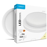 Modee OP=OP LED Bulkhead - 18W 1820lm - 4000K 840 - D195x35mm - IP65 - Wit