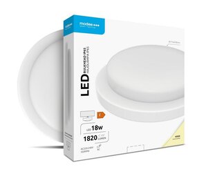 Modee OP=OP LED Bulkhead - 18W 1820lm - 4000K 840 - D195x35mm - IP65 - Wit Modee OP=OP LED Bulkhead - 18W 1820lm - 4000K 840 - D195x35mm - IP65 - Wit