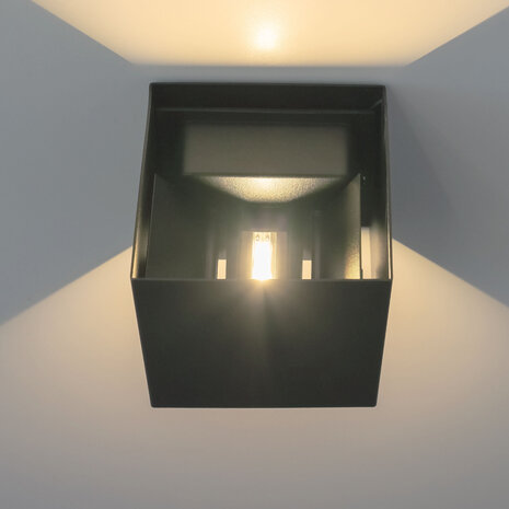 Modee LED Wandlamp - 6W 515lm - 4000K - IP65 - 100x100x100mm Modee LED Wandlamp - 6W 515lm - 4000K - IP65 - 100x100x100mm