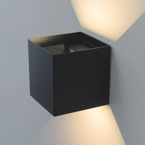 Modee LED Wandlamp - 6W 515lm - 4000K - IP65 - 100x100x100mm Modee LED Wandlamp - 6W 515lm - 4000K - IP65 - 100x100x100mm