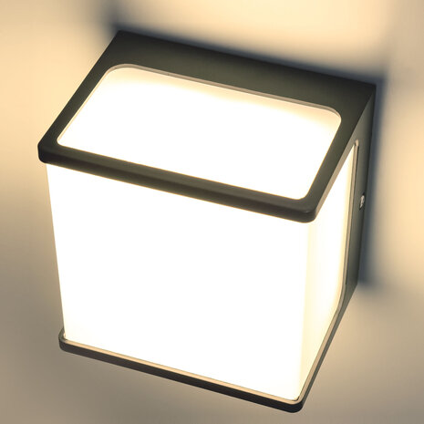 Modee LED Wandlamp - 8W 680lm - 4000K - IP65 - 120x120x92mm Modee LED Wandlamp - 8W 680lm - 4000K - IP65 - 120x120x92mm