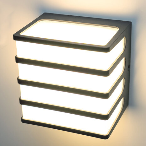 Modee LED Wandlamp - 8W 610lm - 4000K - IP65 - 120x120x92mm Modee LED Wandlamp - 8W 610lm - 4000K - IP65 - 120x120x92mm