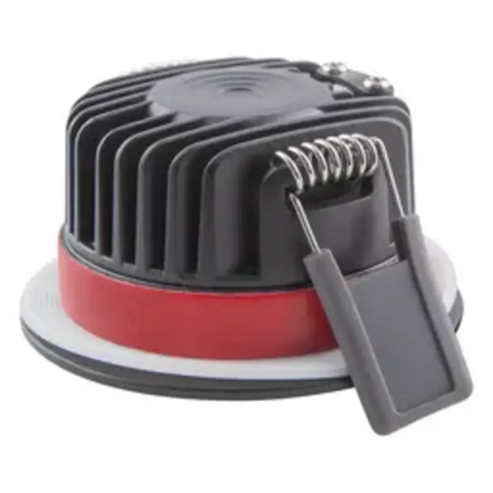 Ledvance LED inbouwspot - 8W 930 PS Dimbaar - IP65 - Zwart | Waterdicht en Fire Rated Aluminium verlichting dimbaar