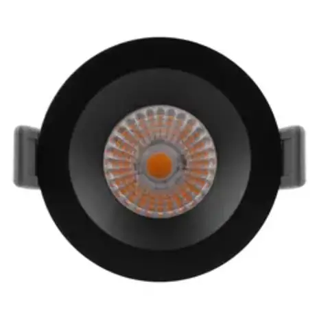 Ledvance LED inbouwspot - 8W 930 PS Dimbaar - IP65 - Zwart | Waterdicht en Fire Rated Aluminium verlichting dimbaar