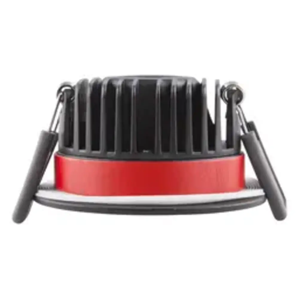 Ledvance LED inbouwspot - 8W 930 PS Dimbaar - IP65 - Zwart | Waterdicht en Fire Rated Aluminium verlichting dimbaar