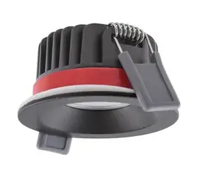 Ledvance LED inbouwspot - 8W 930 PS Dimbaar - IP65 - Zwart | Waterdicht en Fire Rated Aluminium verlichting dimbaar