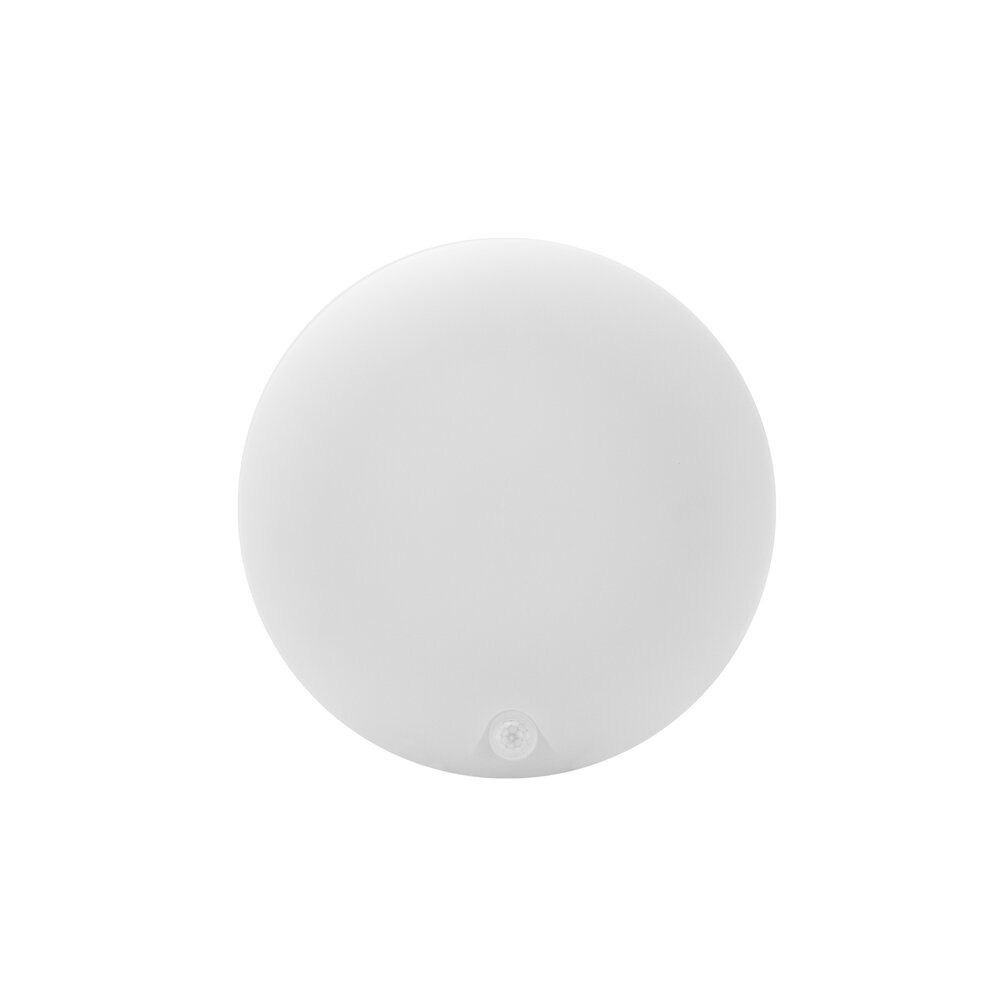 Spectrum LED Opbouwlamp NYMPHEA PROXI PIR - 18W - 3000K - IP54 - 120° Stralingshoek - Rond - Wit - Opbouwmontage Spectrum LED Opbouwlamp NYMPHEA PROXI PIR - 18W - 3000K - IP54 - 120° Stralingshoek - Rond - Wit - Opbouwmontage