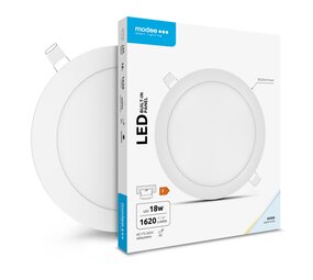 Modee LED inbouwspot - 18W 1620lm - 6000K - Zaagmaat: 200mm - Rond Modee LED inbouwspot - 18W 1620lm - 6000K - Zaagmaat: 200mm - Rond