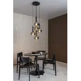Lucide MARIUS - Hanglamp - Ø 55 cm - 5xE27 - Zwart