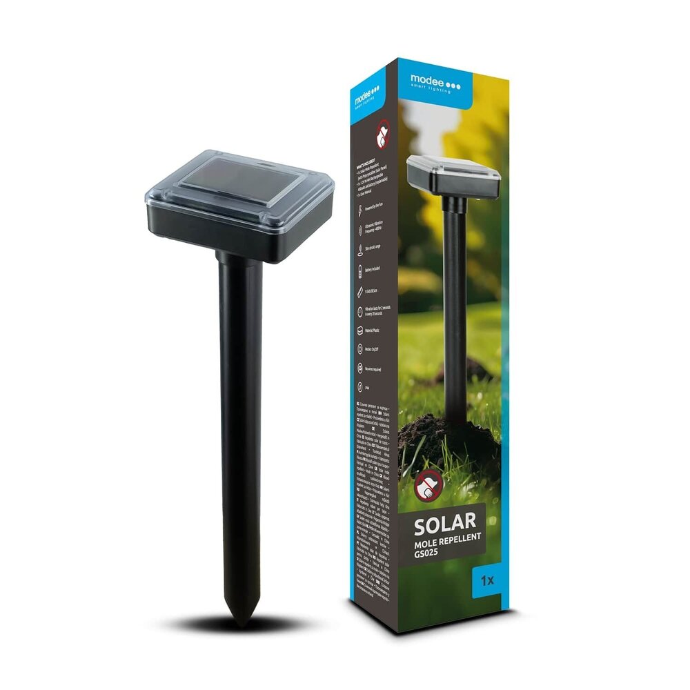 Modee LED Solar mollen repeller - 39cm - GS025