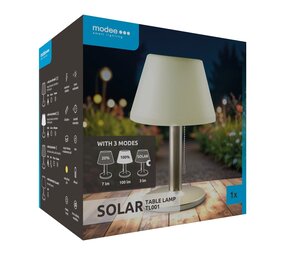 Modee OP=OP LED Solar Tafellamp - 3000K 100lm - TL001 Modee OP=OP LED Solar Tafellamp - 3000K 100lm - TL001