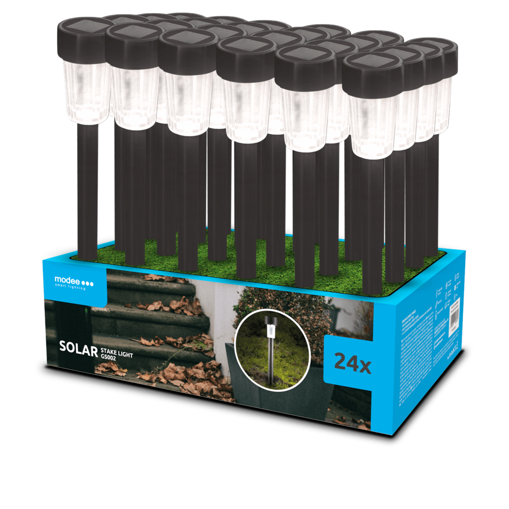 Modee LED Solar Lamp - 10000K Daglicht wit - 31cm - 1ST Modee LED Solar Lamp - 10000K Daglicht wit - 31cm - 1ST