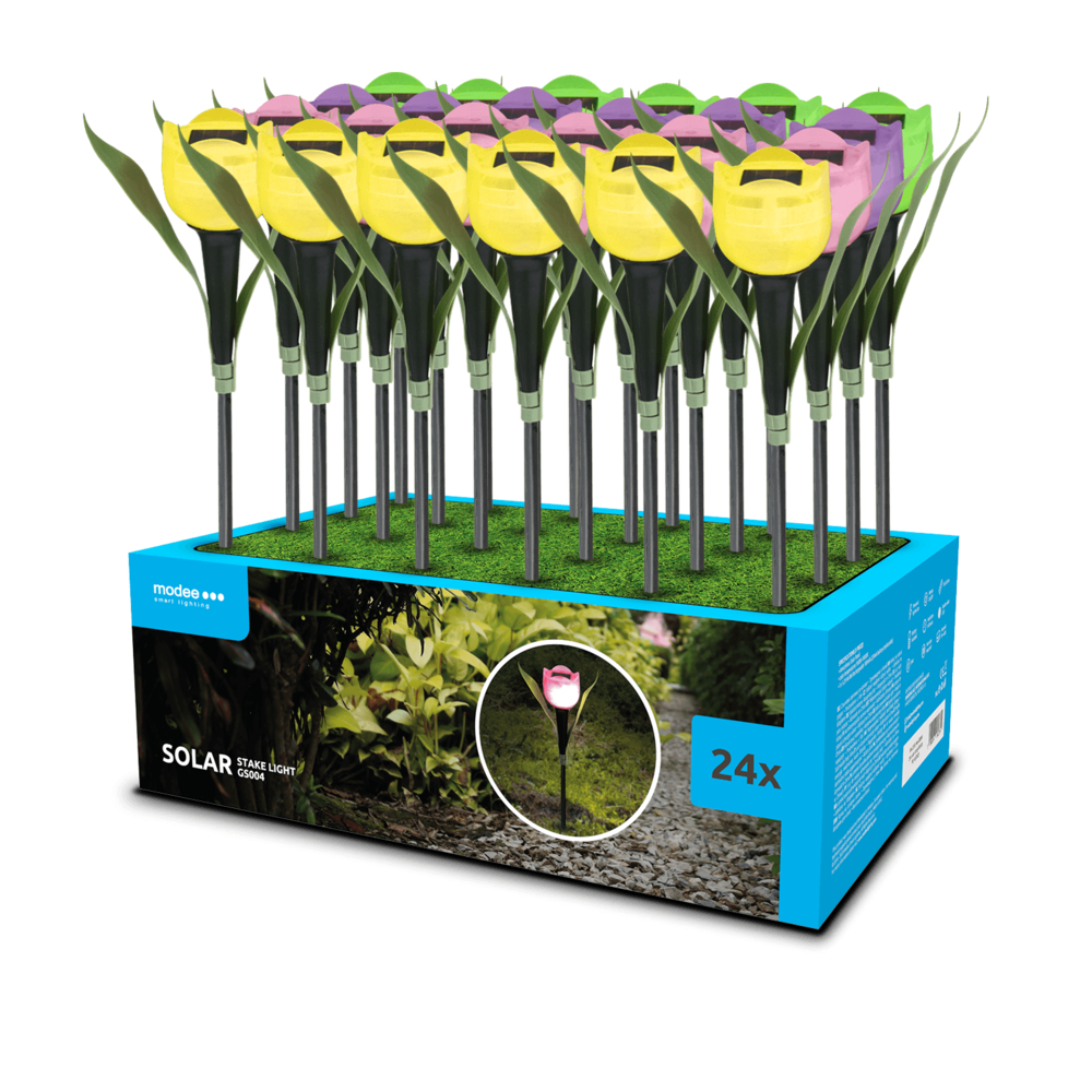 Modee LED Solar Lamp - 10000K Daglicht wit - 31cm - GS004