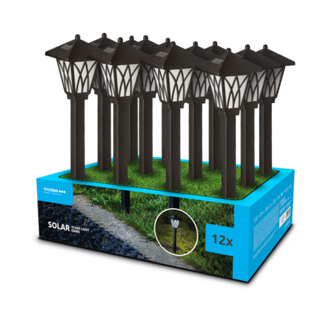 Modee LED Solar Lamp - 10000K Daglicht wit - 38cm - 1ST Modee LED Solar Lamp - 10000K Daglicht wit - 38cm - 1ST