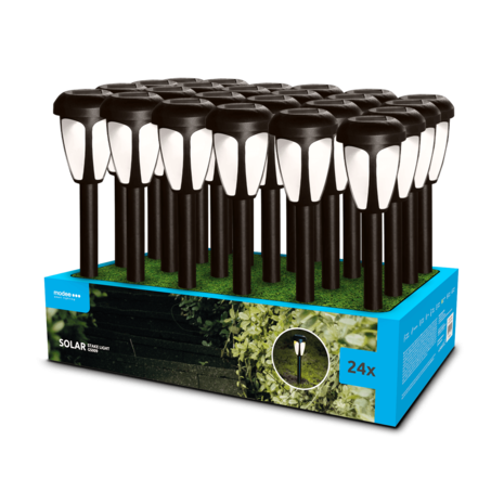 Modee LED Solar Lamp - 3000K Warm wit - 39cm - 1ST Modee LED Solar Lamp - 3000K Warm wit - 39cm - 1ST