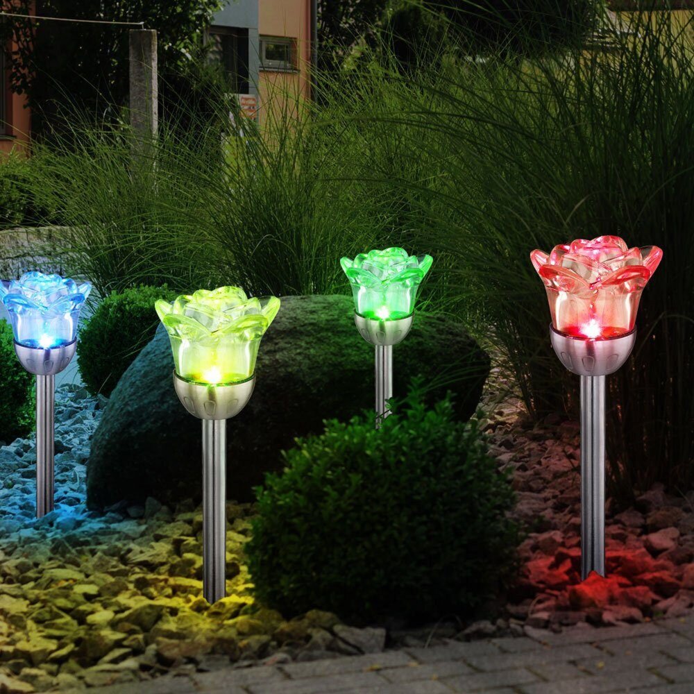 Modee LED Solar Lamp - RGB multikleur - 37cm - GS015