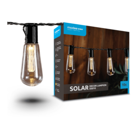 Modee LED Solar Lichtslinger 4,7m - 2700K Warm wit - DS010 Modee LED Solar Lichtslinger 4,7m - 2700K Warm wit - DS010