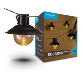 Modee LED Solar Lamp Lampion 4,7m - 2700K Warm wit - DS008 Modee LED Solar Lamp Lampion 4,7m - 2700K Warm wit - DS008