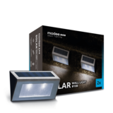 Modee OP=OP LED Solar Wandlamp -  6000K Daglicht - WS108 - 2 stuks