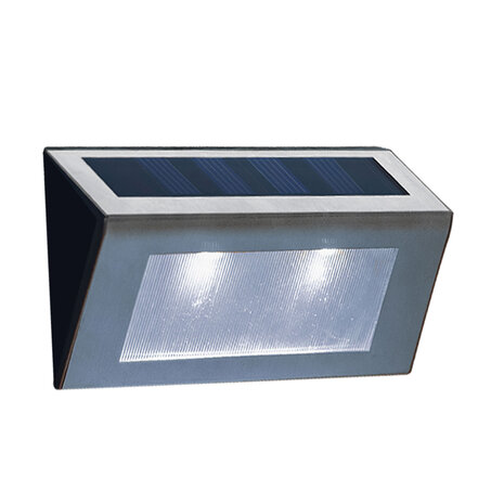 Modee LED Solar Wandlamp -  6000K Daglicht - WS108 - 2 stuks Modee LED Solar Wandlamp -  6000K Daglicht - WS108 - 2 stuks