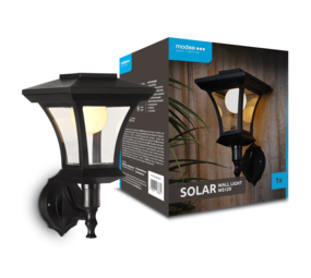 Modee LED Solar Wandlamp - 3000K Warm wit - WS129 Modee LED Solar Wandlamp - 3000K Warm wit - WS129