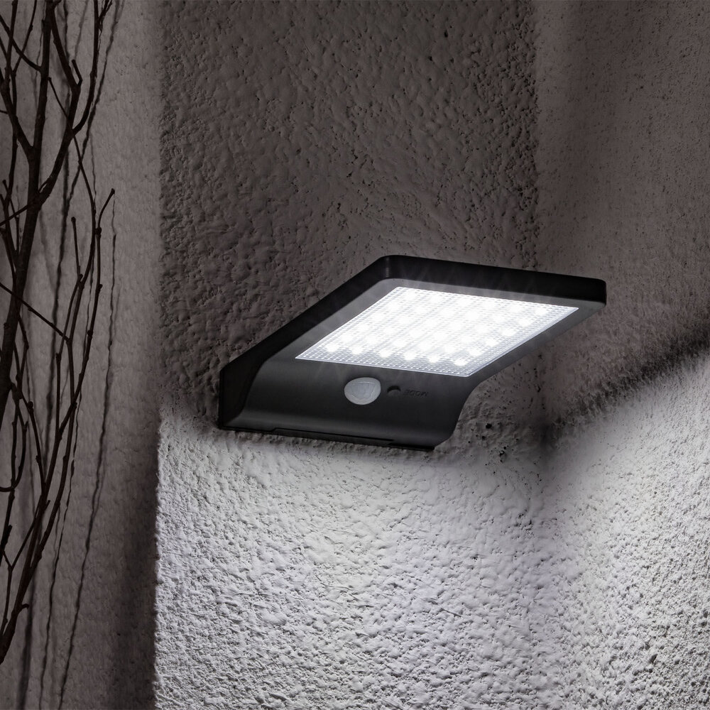 Modee LED Solar Wandlamp - 12000K Daglicht - 300lm - WS107 Modee LED Solar Wandlamp - 12000K Daglicht - 300lm - WS107