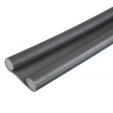 LCB Dubbele Deurtochtstopper - Tochtrol onder Deur - 95cm Zwart