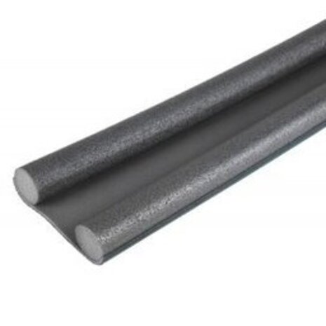 LCB Dubbele Deurtochtstopper - Tochtrol onder Deur - 95cm Zwart LCB Dubbele Deurtochtstopper - Tochtrol onder Deur - 95cm Zwart