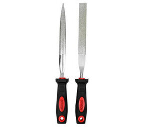 Benson Diamantvijl 2-Delig - Plat en Half rond Benson Diamantvijl 2-Delig - Plat en Half rond