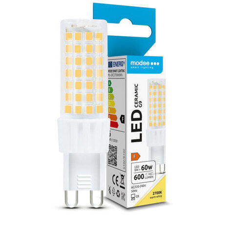 Modee LED G9 - 6W 600lm - 2700K warm wit licht Modee LED G9 - 6W 600lm - 2700K warm wit licht