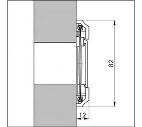 Ellen Brievenbus Tochtafsluiter M/Klep Kunststof Wit Ellen Brievenbus Tochtafsluiter M/Klep Kunststof Wit