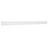 Ellen Alu Plintrooster 1000x60MM Wit