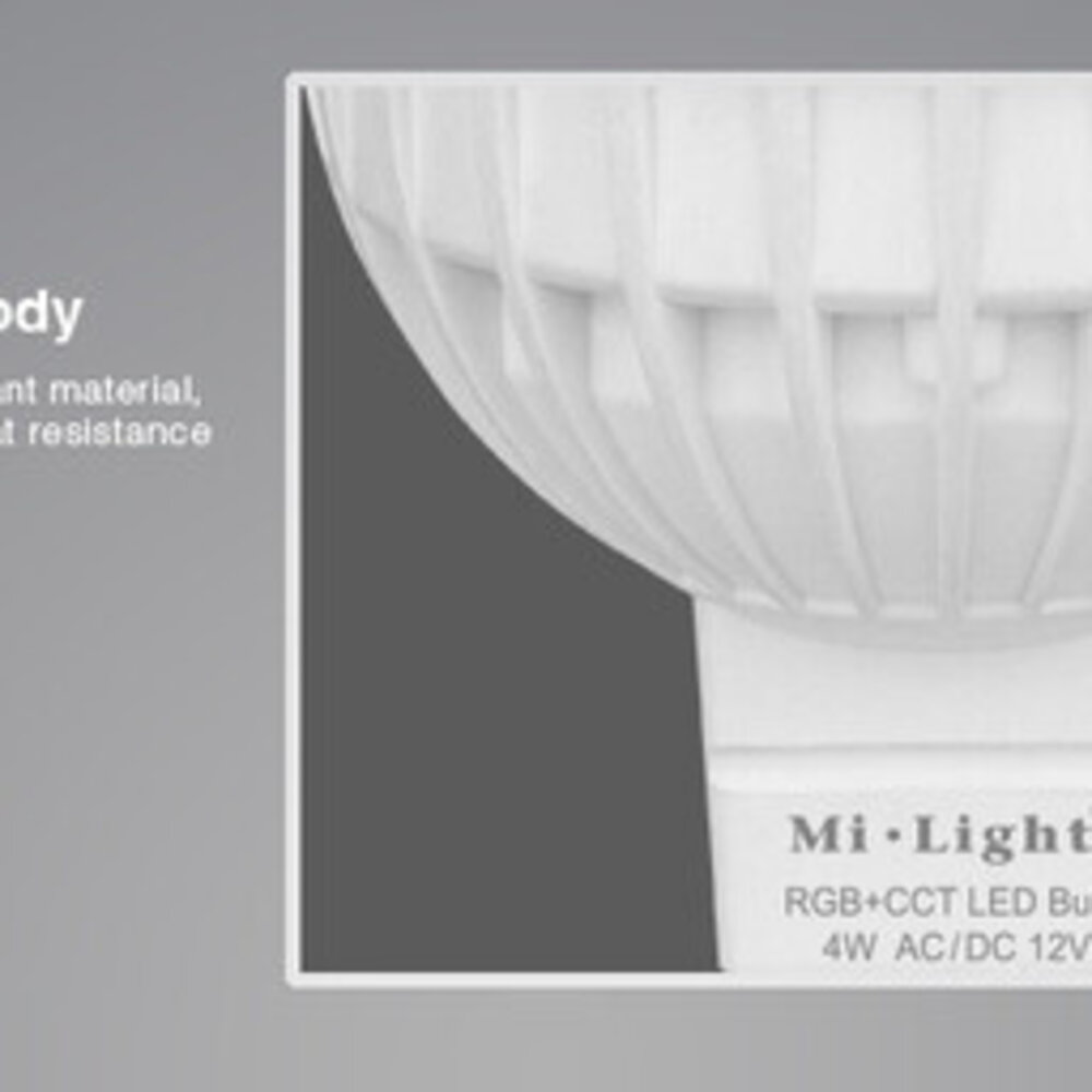 Miboxer LED Spot MR16 - 4W - RGB+CCT | MIBOXER - RF 2.4 GHz - Dimbaar Miboxer LED Spot MR16 - 4W - RGB+CCT | MIBOXER - RF 2.4 GHz - Dimbaar