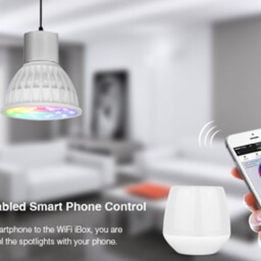 Miboxer LED Spot MR16 - 4W - RGB+CCT | MIBOXER - RF 2.4 GHz - Dimbaar Miboxer LED Spot MR16 - 4W - RGB+CCT | MIBOXER - RF 2.4 GHz - Dimbaar