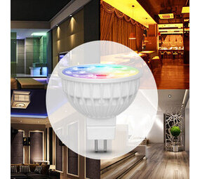 Miboxer LED Spot MR16 - 4W - RGB+CCT | MIBOXER - RF 2.4 GHz - Dimbaar Miboxer LED Spot MR16 - 4W - RGB+CCT | MIBOXER - RF 2.4 GHz - Dimbaar