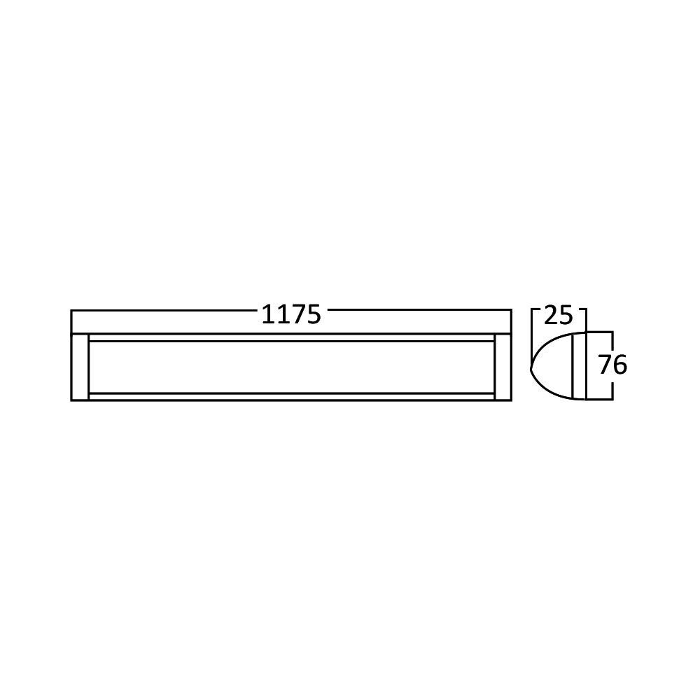 Spectrum LED Batten 120cm - 35W 3600lm - 6500K 865 Daglicht wit - compleet incl. bevestigingsmateriaal
