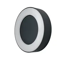 Ledvance LED Wandlamp - Endura Stijl Ring - Donker Grijs - 13.5W 480lm - 3000K Warm Wit