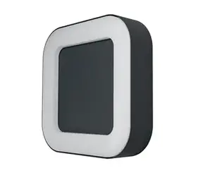 Ledvance LED Wandlamp - Endura Stijl Vierkant - Donker Grijs - 13.5W 480lm - 3000K Warm Wit Ledvance LED Wandlamp - Endura Stijl Vierkant - Donker Grijs - 13.5W 480lm - 3000K Warm Wit