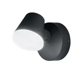 Ledvance LED Wandlamp - Endura Stijl Midi - Donker Grijs - 13.5W 800lm - 3000K Warm Wit Ledvance LED Wandlamp - Endura Stijl Midi - Donker Grijs - 13.5W 800lm - 3000K Warm Wit