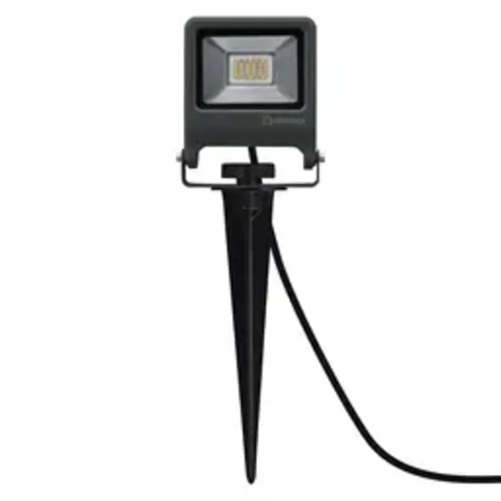 Ledvance LED Breedstraler - Endura Spike - Zwart - 20W 1700lm - 3000K Warm Wit Ledvance LED Breedstraler - Endura Spike - Zwart - 20W 1700lm - 3000K Warm Wit