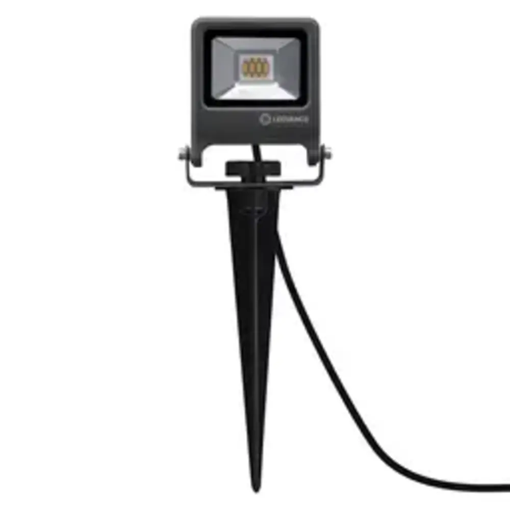 Ledvance LED Breedstraler - Endura Spike - Zwart - 20W 1700lm - 3000K Warm Wit Ledvance LED Breedstraler - Endura Spike - Zwart - 20W 1700lm - 3000K Warm Wit